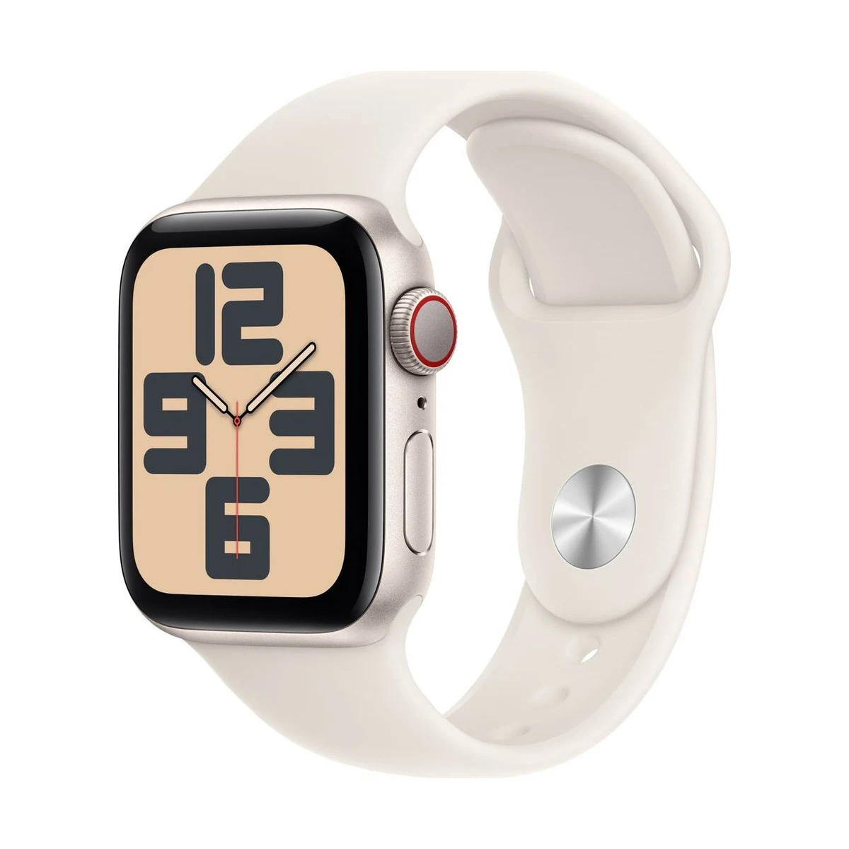 Apple Watch SE GPS + Cellular 40mm Starlight Aluminium with Starlight Sport Band
