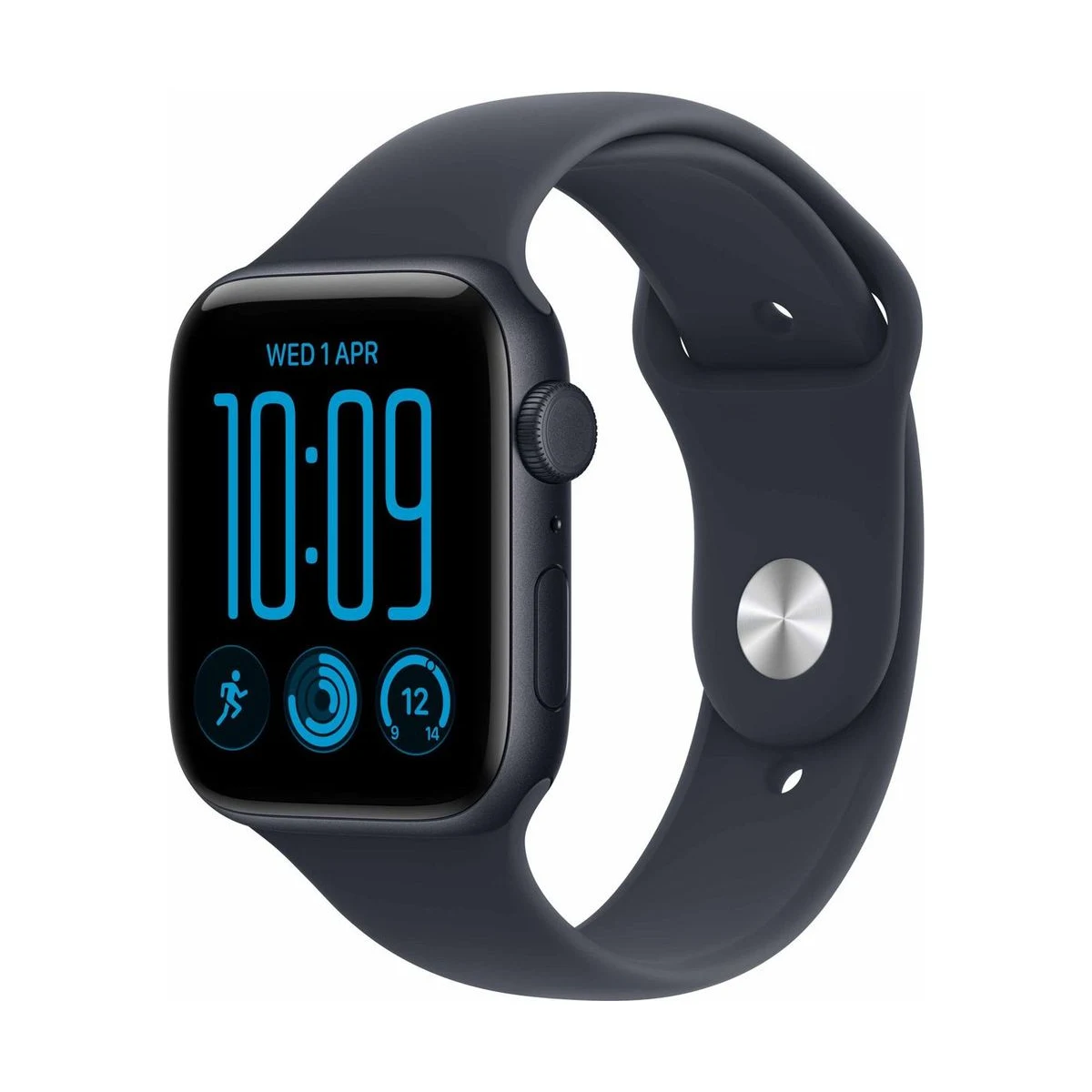 Apple Watch SE 3 GPS+Cellular 44mm Aluminium Case with Navy Blue Sport Band - M/L