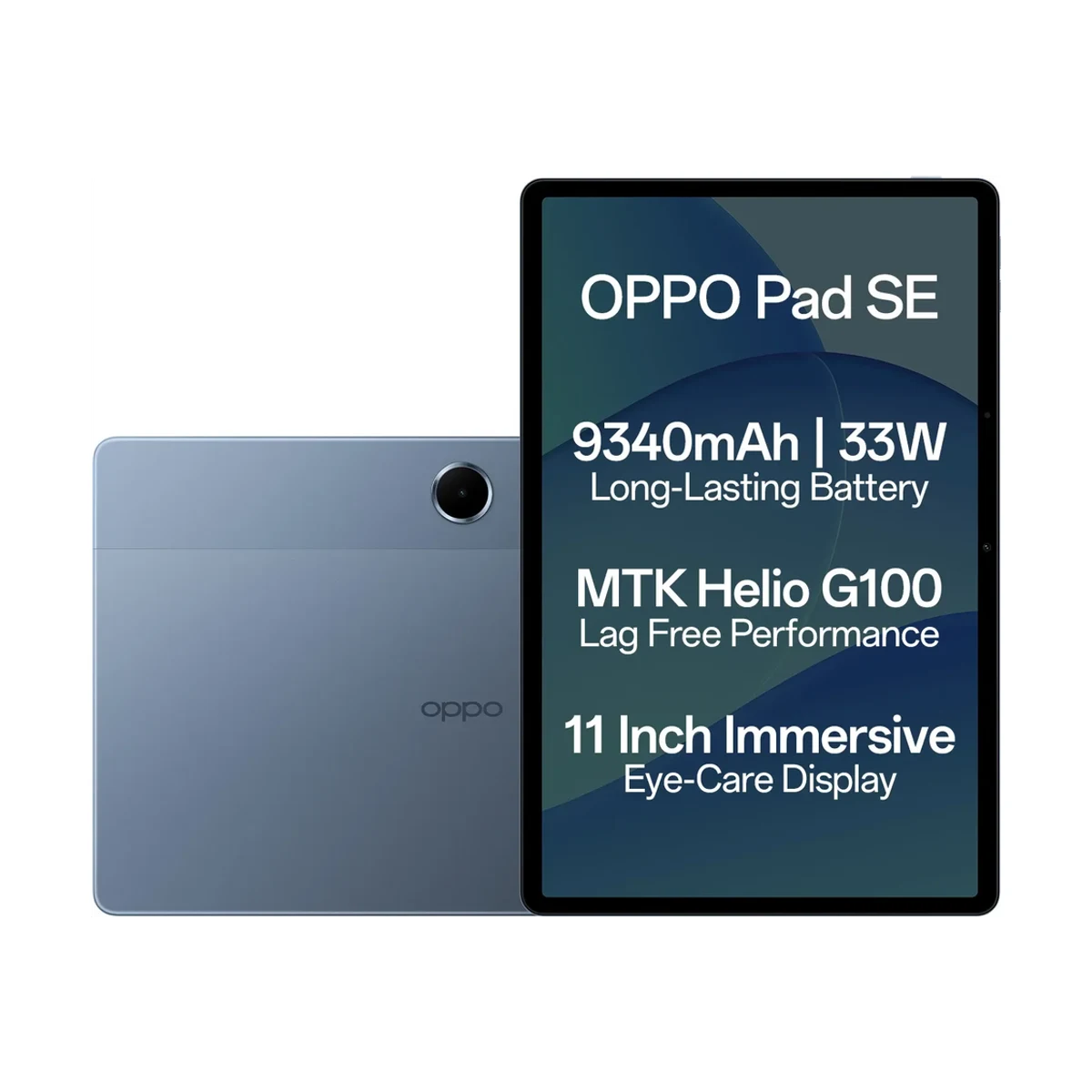 OPPO Pad SE with SUPERVOOC Charger 6 GB RAM 128 GB ROM 10.95 inch with Wi-Fi+4G Gaming MediaTek Helio G100 Tablet