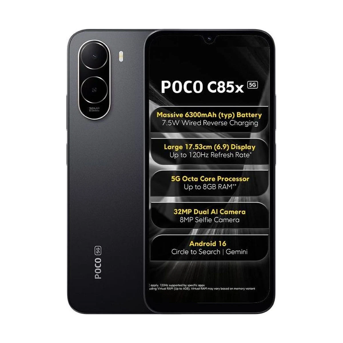 POCO C85x 5G