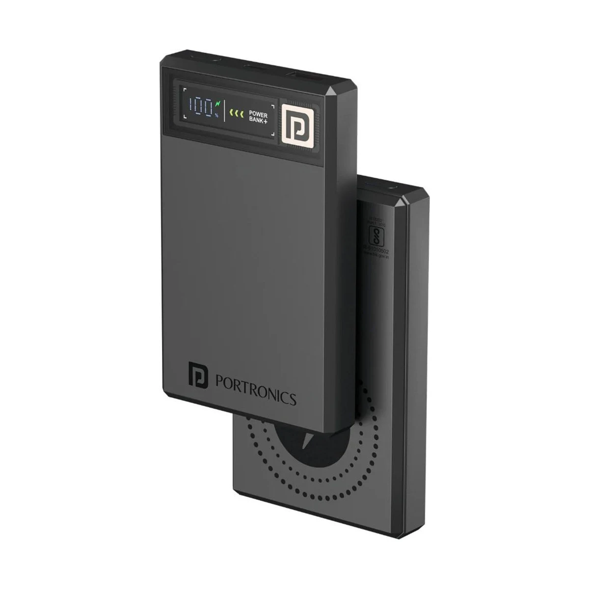 Portronics 5000 mAh 20 W Wired & Wireless With MagSafe Ultra Slim Pocket Size Power Bank