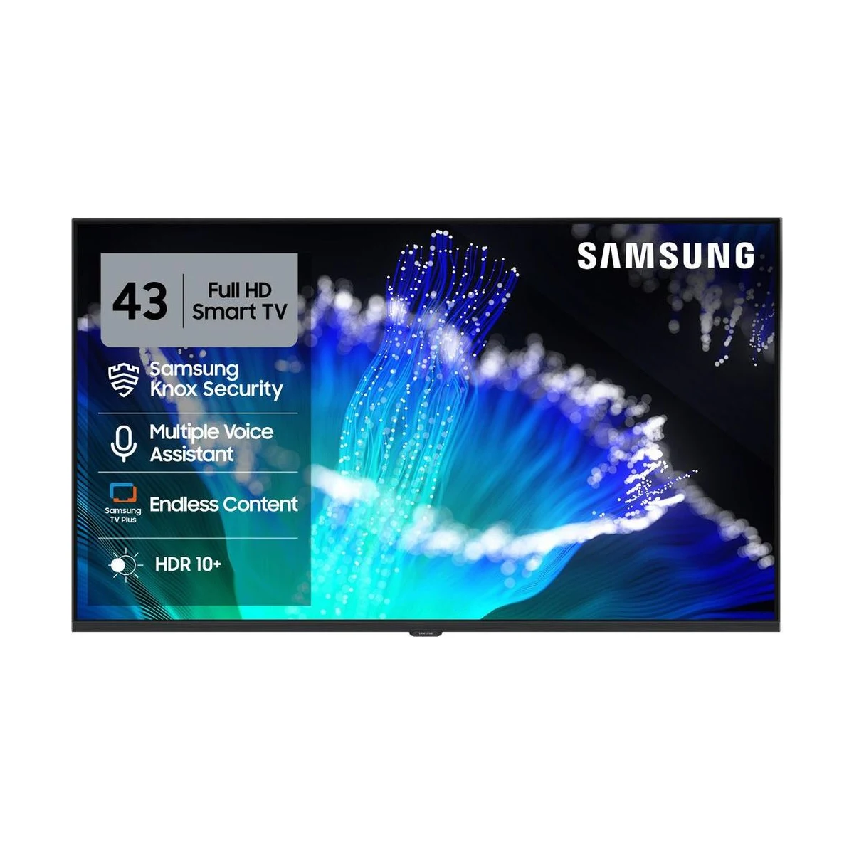 Samsung 108 cm Full HD LED Smart Tizen TV with Voice Assistance Remote Control | 100+ Free Channels | HDR 10+ Support | PurColor | Samsung Knox Security | Digital Tuner | Object Tracking Sound Lite | Adaptive Sound | Q-Symphony